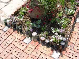 Beeteinfassung wie zu Gromutters Zeiten